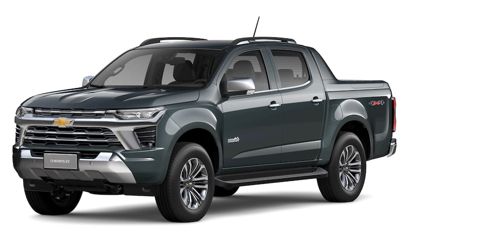 Picape S10 High Country da Chevrolet Brasil na cor cinza